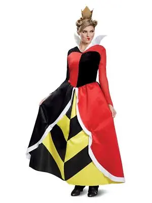 £13.80 • Buy Adult Disney Villains Red Queen Hearts Women's Costume Size 4-14