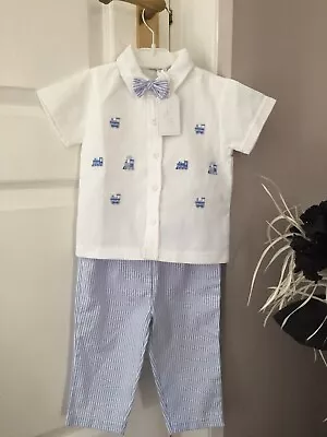 Baby Boys Designer Zip Zap Summer Outfit 6-9 Months BNWT • £20