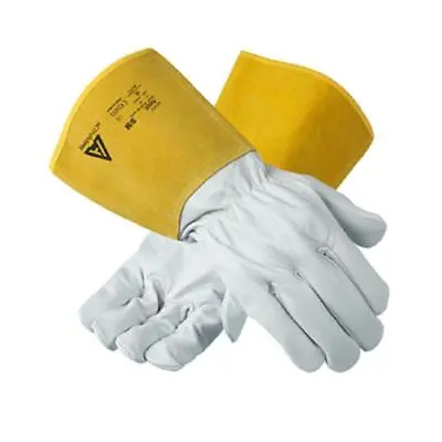 Ansell ActivArmr 43-217 Tig Mig Leather Welding Heat Resistant Work Gloves • £13.95
