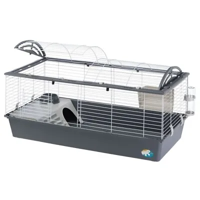 £84.99 • Buy FERPLAST Casita 120 Rabbit Cage - Grey, Practical For Guinea Pigs And Rabbits 