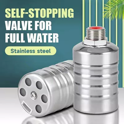 Stainless Fully Automatic Water Level Control Float Valve Kitchen Tap Fittings • $20.98