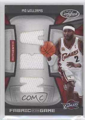 2009-10 Certified Fabric Of The Game NBA Die-Cut /50 Mo Williams #FOG-MW • $3.42