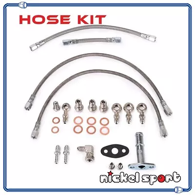 Turbo Oil Water Line Kit For VOLVO 850 S60 S70 C70 N2P23HT Garrett GT28R GT30R • $62.90