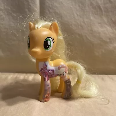 2010 Hasbro MLP My Little Pony G4 Applejack Art Pony Variant Figure • $13.41