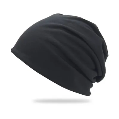 Men's Winter Casual Beanie Cap Cotton Blended Warm Hat Hat Slouch Women Cap Hat • $7.73