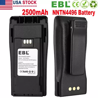 2500mAh NNTN4496 NNTN4851 Battery For Motorola CP040 CP150 CP200 GP3688 PR400 • $19.59