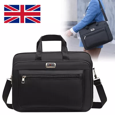 17  Laptop Bag Waterproof​ Business Notebook Briefcase Shoulder Bag Case UK • £8.99