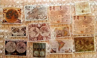 Vintage Nautical Maps Series Stickers 35pcs/set DIY Scrapbooking Collage  • $9.01