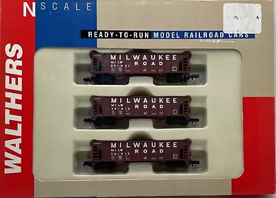 N Walthers 932-38713 Ballast Hopper 3-pack Milwaukee Road • $59.99