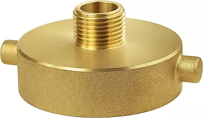 Fire Hydrant Hose Adapter 2-1/2 NST/NH Female X 3/4 GHT Male Brass Fire • $33.20