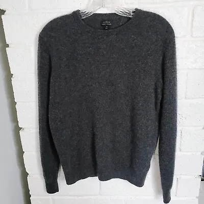 J. Crew Cashmere Sweater Mens Size Medium Dark Gray Crew Neck Pullover J6384 • $32.99