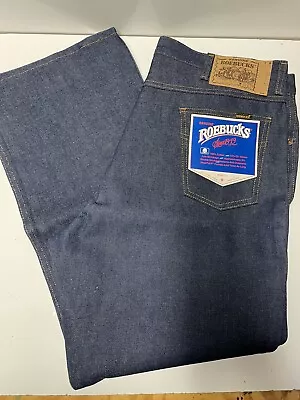 Vintage Sears Bootcut Mens Jeans 42x29 NOS 100% Cotton GENUINE ROEBUCKS *USA* • $34.99