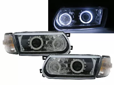 $623.45 • Buy Tsuru V16 B13 95-17 Facelift CCFL Projector Headlight Chrome V1 For NISSAN LHD