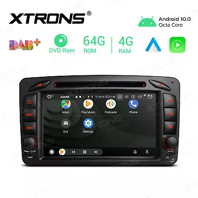 7  Android 10 Car GPS DVD Stereo Radio 8-Core 4+64GB For Mercedes-Benz W203 W463 • $307.99