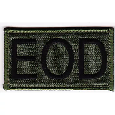 Explosive Ordnance Disposal Tab EOD OD Patch Hook And Loop • $12.74