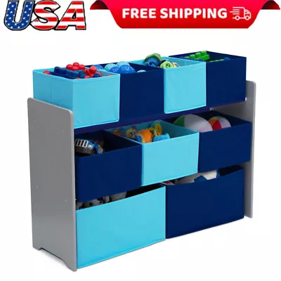 Multi-Bin Toy Organizer With Storage Bins Toy Storage Shelf Kids Children • $33.22