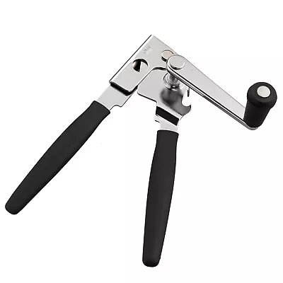 Stainless Commercial Easy Crank Can Opener Portable Heavy Duty Ergonomic Designm • $14.99