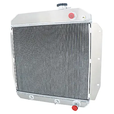 1955-1959 4 Row Aluminum Radiator+CAP For Chevy Pickup Truck 3.8L-5.3L V8 • $199