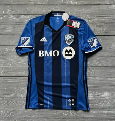 Montreal Impact Football Shirt 2016/2017 Player Issue Jersey Adidas Ab9417 Sz M • $45