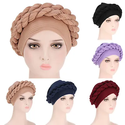 $16.54 • Buy Women Muslim Turban Hat Cancer Chemo Cap Hair Bonnet Head Scarf Wrap Cover