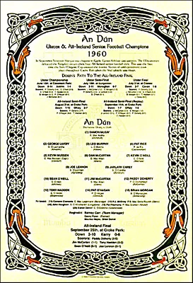 £29.50 • Buy Down All-Ireland Senior Football Champions 1960: GAA Print