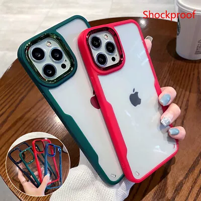 $5.85 • Buy Shockproof Clear Hybrid Bumper Back Case For Oppo A77 A57 A54 A74 5G A76 A16S