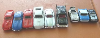 Lot Of 9 Late 1980s MINI MONOGRAM MODELS Little Toy Cars - 1 Police - 1 Mustang • $28