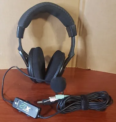 $17.50 • Buy Turtle Beach Ear Force X12 Gaming Headset XBOX 360 PC USB TESTED & WORKING 