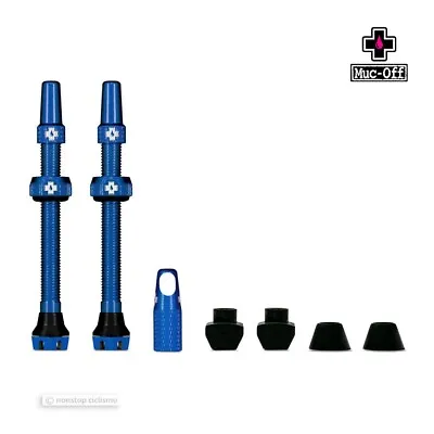 Muc-Off V2 Tubeless Valve Kit : BLUE • $37.99