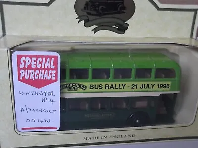 £8 • Buy Lledo LP75011b, Bristol Lodekka Bus, Watercress Line Bus Rally 1996, Winchester