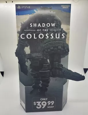 Shadow Of The Colossus Cardboard Promo Store Display Standee PS4 Gamestop • $180