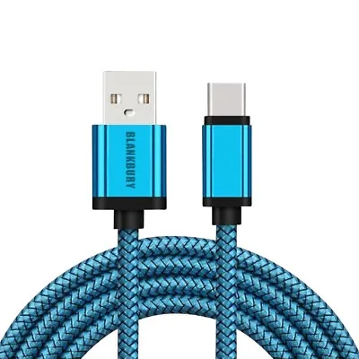 USB Type C(USB-C) To USB Cable Nylon Braided Charge For LG G5Nexus 5X/6PZUK Z1 • £3.49