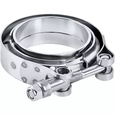 3 Inch V Band Clamp Kit Male Female Flange Stainless Steel Turbo Exhaust  • $18.99