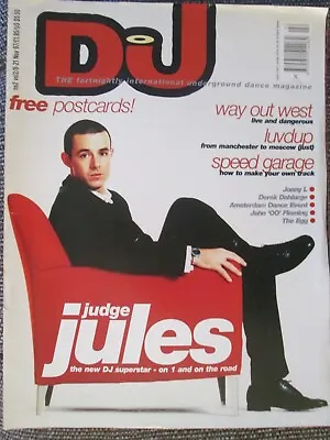 DJ Magazine No2 Vol2 Nov 97 Judge Jules Way Out West Luvdup Speed Garage Jonny L • £9.99