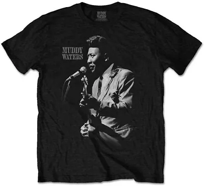 Muddy Waters Live On Mic T-Shirt NEW OFFICIAL • $22.99