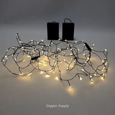 (Set Of 2) 60 Mini LED Thin Wire String Fairy Lights Battery Operated Christmas • $15.19