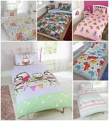 £9.99 • Buy Childrens Kids Character Novelty Duvet Quilt Cover Sets - Many Designs And Sizes