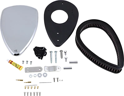 $340.16 • Buy Smooth Big Air Kit Cleaner Filter Assembly Chr Washable Yamaha V Star 650 98-16