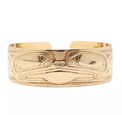 NWC HAIDA North West Coast 14K Gold FROG Bracelet By Nelson Cross • $6906.33