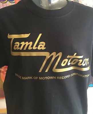 TAMLA MOTOWN - 1960's SOUL -  100% COTTON  T-SHIRT • £10.99