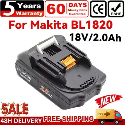 £14.99 • Buy 18V For Makita BL1830 BL1820 BL1815N 18 Volt 2.0 Ah LXT Li-Ion Cordless Battery