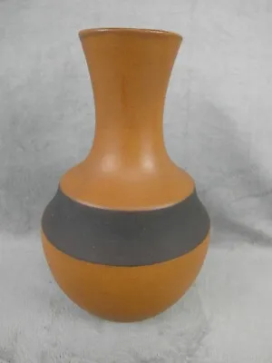 Vintage Haeger Burnt Orange & Brown 13  Vase Earth Tones • $11.80