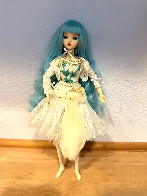 10” J-Doll JUN Planning Punkka Street Blue Hair X107 BJD Doll Japan • $79.99