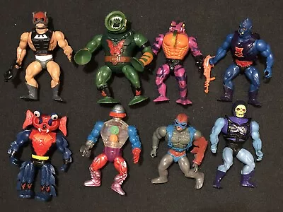 Vintage 1980's Masters Of The Universe He-Man Action Figures Lot Of 8 MOTU • $56.77