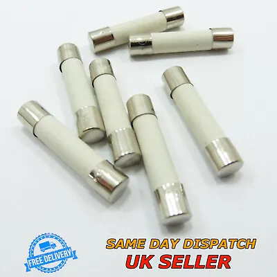 £3.70 • Buy 250V Quick Blow Ceramic Fuses 6mm X 30 Mm Fast Acting