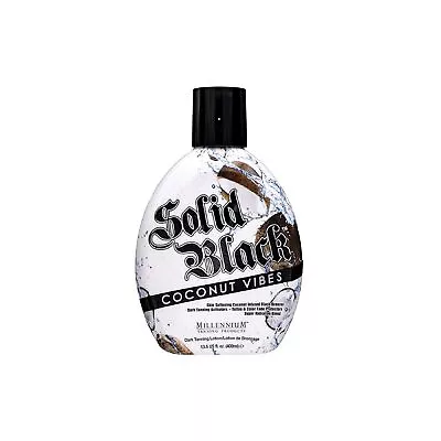 Millennium Tanning Solid Black Coconut Vibes - Indoor & Outdoor Tanning Lotio... • $57.10