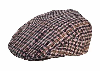 Kids Boys Child Tweed Flat Cap Country Check Wool Blend Herringbone Hat 3 Sizes • £7.99