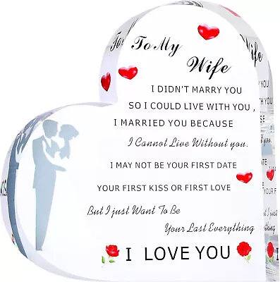 Mothers Day Gifts For MomRomantic I Love You Mom Gifts Acyrlic Women Wife Gifts • $17.99