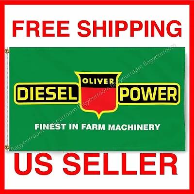 Oliver Tractor Banner 3x5 Ft Sign Flag Farm Finest Machinery Tractor Quality • $13.77