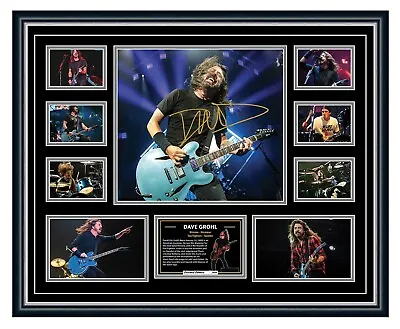 Dave Grohl Foo Fighters Nirvana Signed Photo Limited Edition Framed Memorabilia • $129.99